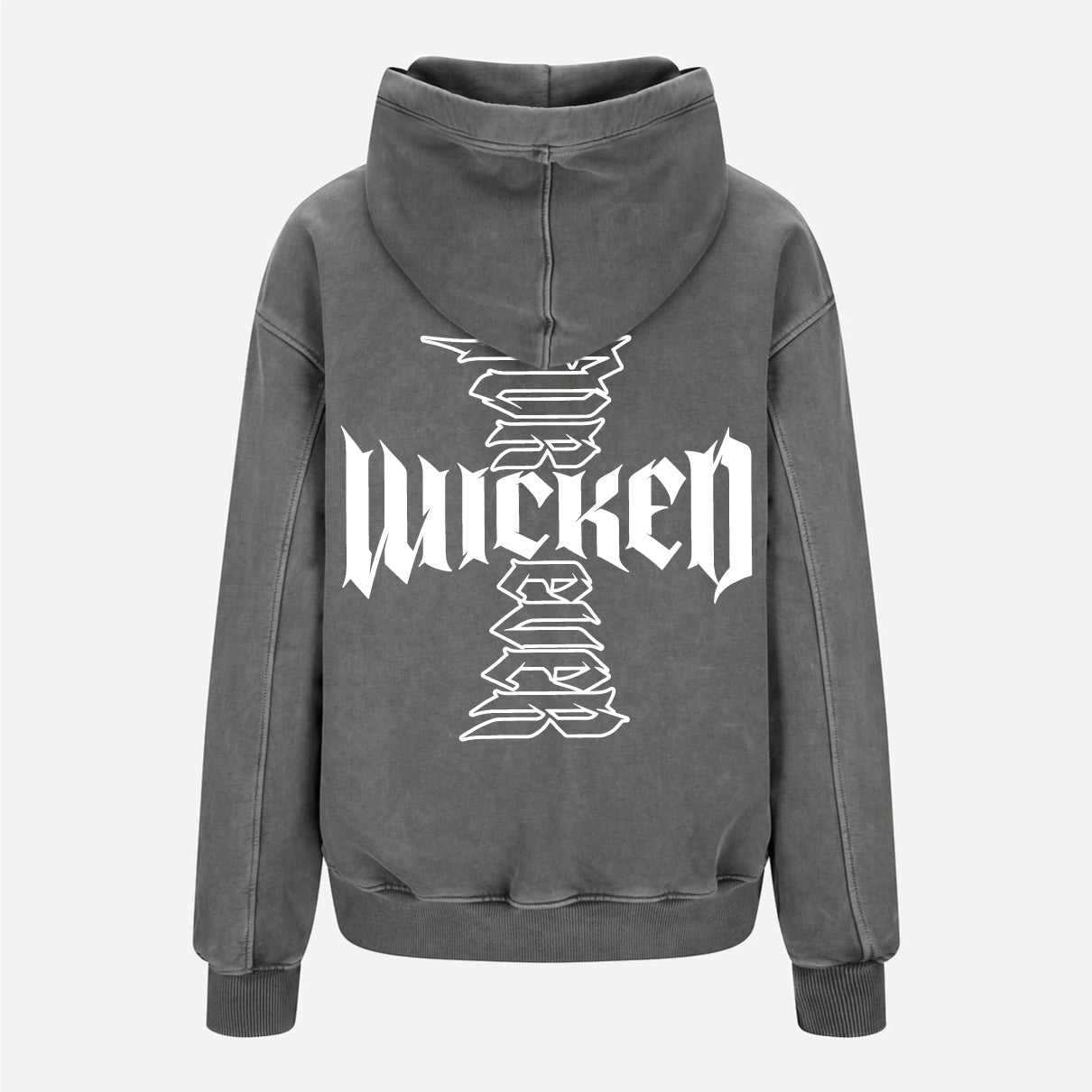"WICKED FOREVER" HOODIE (CHARCOAL)